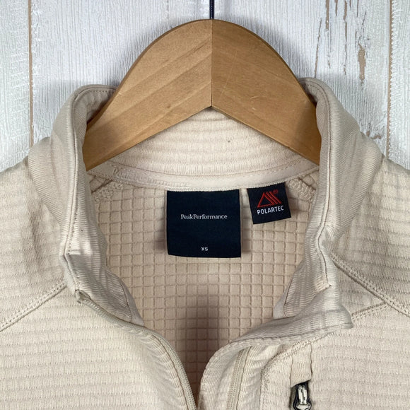 【Women's XS ベージュ系】 Peak Performance ( ピークパフォーマンス ) トレイル ポーラテック ハーフ ジップ ウィメンズ Trail Polartec Half Zip ポリエステル ウェア トップス アウター ジャケット フリース ポーラ