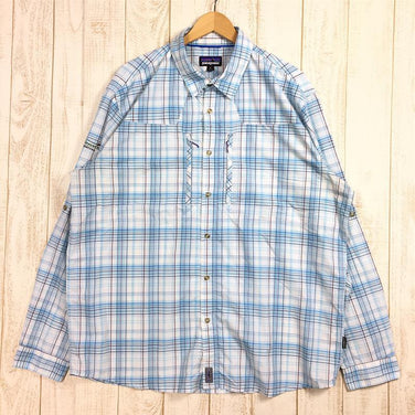 【Men's XL ブルー系】Patagonia ( パタゴニア ) ロングスリーブ サンストレッチ シャツ Long-Sleeved Sun Stretch Shirt 52197 International Men's 化繊 ロングスリーブシャツ インナー シャツ トップス ウェア - 【公式】2ndGEAR（セカンドギア）Webショップ【登山用品・アウトドア用品専門 買取販売店】