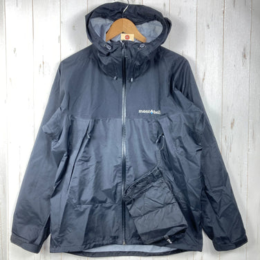 【男式 M 黑色系】 Montbell (蒙特贝) Thunder Pass Jacket 尼龙 徒步服饰 上衣 外套 冲锋衣 z00058364 冲锋衣 外套 夹克 上衣