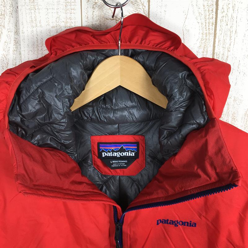 【Men's L レッド系】 Patagonia ( パタゴニア ) マイクロパフ ストーム ジャケット Micro Puff Storm Jacket プルマフィル インサレーション H2No防水 フーディ ビレイパーカ 生産終了モデル 入手困難 84130 I