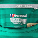 【Women's M グリーン系】 Berghaus ( バーグハウス ) ストライプ ベースクルー ロングスリーブ Stripe Base Crew LS AF ポリエステル ウェア トップス インナー シャツ ロングスリーブTシャツ クルーネック 化繊 z00058
