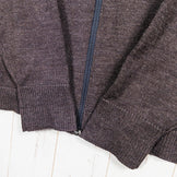【Men's L ブラウン系】 Montbell ( モンベル ) スーパーメリノウール ミッテルレギ フルジップ セーター Super Merino Wool Mittellegi Full Zip Sweater ウール ウェア トップス アウター ジャケット - 【公式】2ndGEAR（セカンドギア）Webショップ【登山用品・アウトドア用品専門 買取販売店】