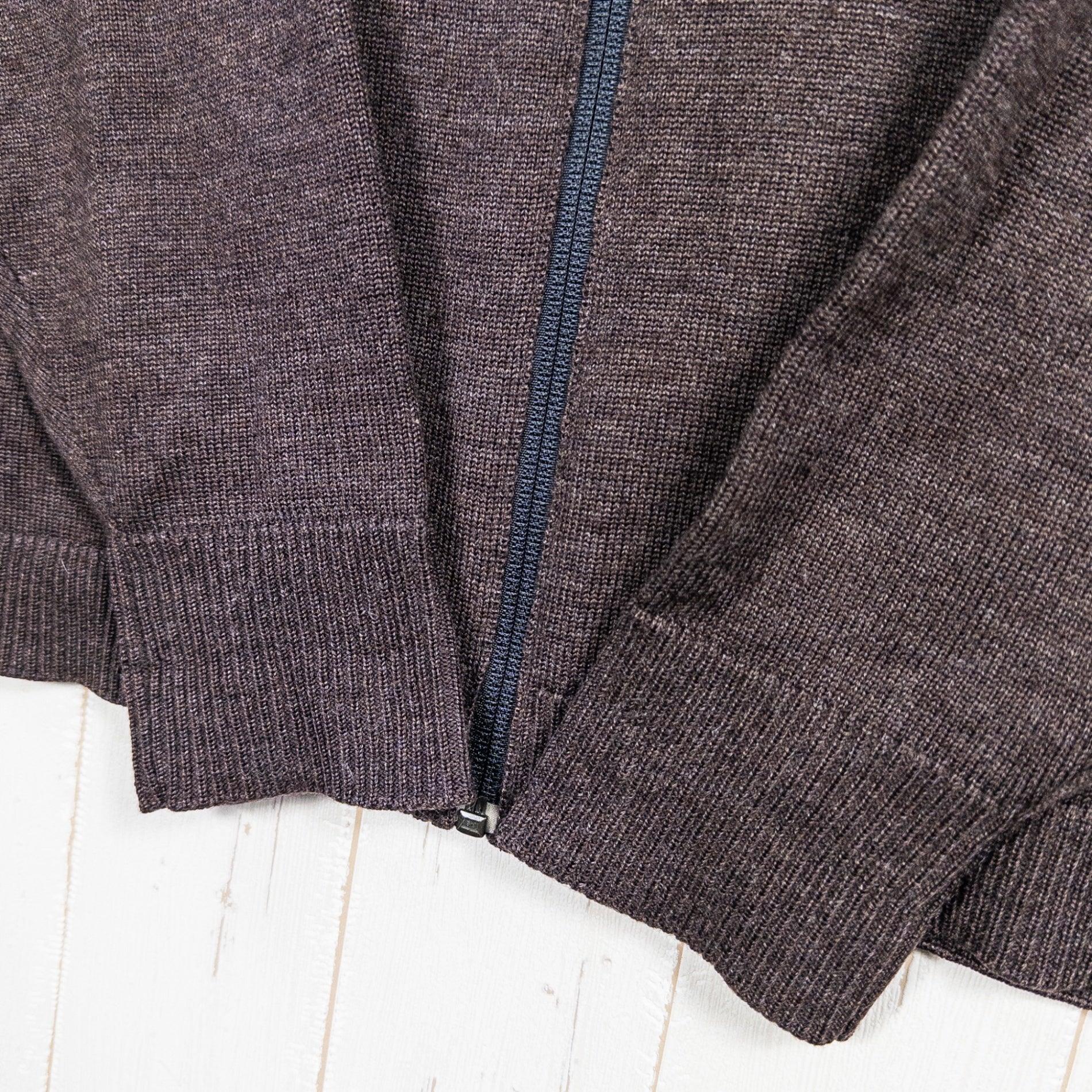 【Men's L ブラウン系】 Montbell ( モンベル ) スーパーメリノウール ミッテルレギ フルジップ セーター Super Merino Wool Mittellegi Full Zip Sweater ウール ウェア トップス アウター ジャケット - 【公式】2ndGEAR（セカンドギア）Webショップ【登山用品・アウトドア用品専門 買取販売店】