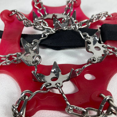 【OneSize レッド系】 Evernew ( エバニュー ) スパイク プロ S Spike Pro S チェーンスパイク 軽アイゼン ステンレス ウィンターギア クランポン アイゼン z00054866  クランポン アイゼン ウィンターギア