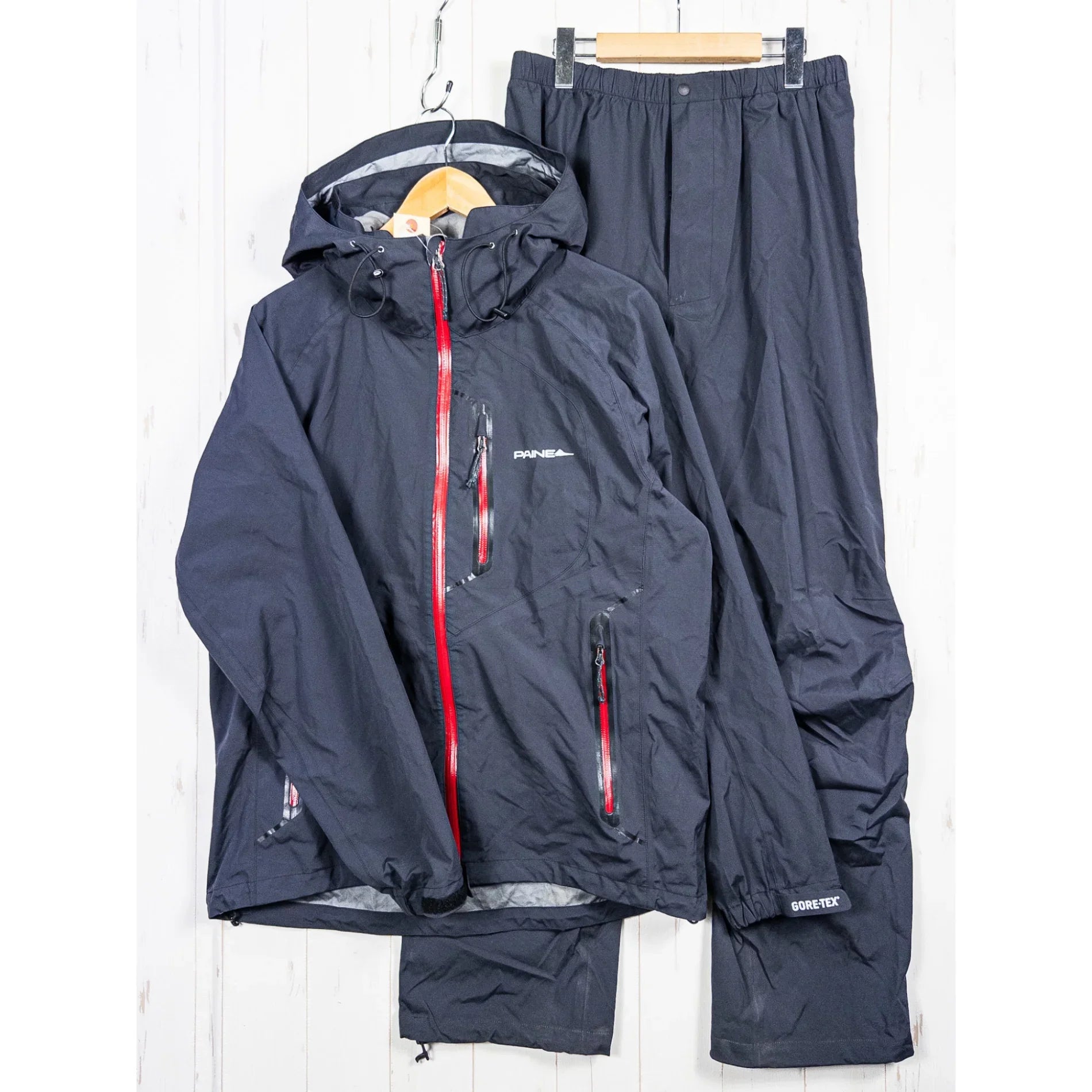 【Unisex XL ブラック系】 Paine ( パイネ ) PNPHR15 ナイロン ウェア セットアップ レインスーツ レインシェル GORE-TEX ( ゴアテックス ) z00052044 レインスーツ レインシェル セットアップ ウェア - 【公式】2ndGEAR（セカンドギア）Webショップ【登山用品・アウトドア用品専門 買取販売店】