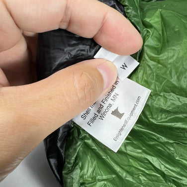 Enlightened Equipment Revelation 850 40°F Down Version (Regular-Wide Green) Revelation APEX 40°F Down Ver. DOWNTEK Water-Repellent Quilted Down Jacket