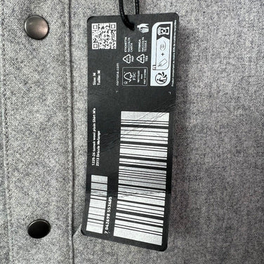 Norrona Tamok 男女通用中灰色羊毛纯色衬衫 2313 Drizzle Melange。难得一见的羊毛上衣、内衣、长袖衬衫。