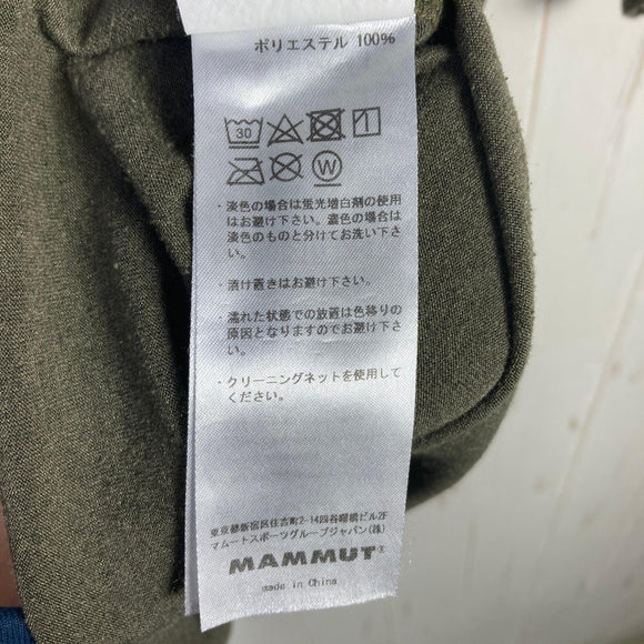 【Men's L グリーン系】 Mammut ( マムート ) MVS プリント T シャツ MVS Print T-Shirt ポリエステル ウェア トップス インナー シャツ ショートスリーブTシャツ クルーネック 化繊 z00053727  化繊 ショートスリ