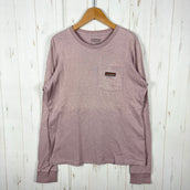 【Women's L ブラウン系】 2021 Patagonia ( パタゴニア ) ロング スリーブ ワーク ポケット Tシャツ Long Sleeved Work Pocket T Shirt STYM ヘンプ ウェア トップス インナー シャツ ロングスリーブTシ