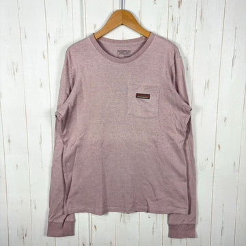 【Women's L ブラウン系】 2021 Patagonia ( パタゴニア ) ロング スリーブ ワーク ポケット Tシャツ Long Sleeved Work Pocket T Shirt STYM ヘンプ ウェア トップス インナー シャツ ロングスリーブTシ