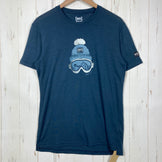 【Men's S ネイビー系】 Supernatural | Sn ( スーパーナチュラル ) ゴー ジーニー ティー GOGEANIE TEE メリノウール ウェア トップス インナー シャツ ショートスリーブTシャツ クルーネック ウール z00059251