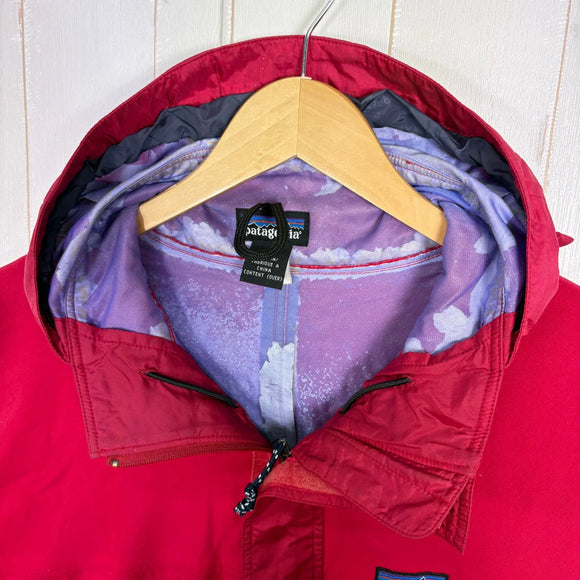 【Unisex XL レッド系】 1997 Patagonia ( パタゴニア ) ストーム サイクル ジャケット Storm Cycle Jacket Burnt Chili ナイロン ウェア トップス アウター ジャケット レインシェル z00061081 Bur