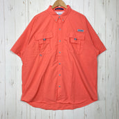 【Men's XL ピンク系】 Columbia ( コロンビア ) バハマ 2 ショートスリーブ シャツ Bahama II Short Sleeve Shirt PFGシリーズ ナイロン ウェア トップス インナー シャツ ショートスリーブシャツ 化繊 z000
