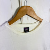 【Men's L ホワイト系】 1997 Patagonia ( パタゴニア ) オーガニックコットン ボタニカルプリントTシャツ Organic Cotton Botanical Print T-Shirt 生産終了モデル 入手困難 黒タグ オーガニックコットン