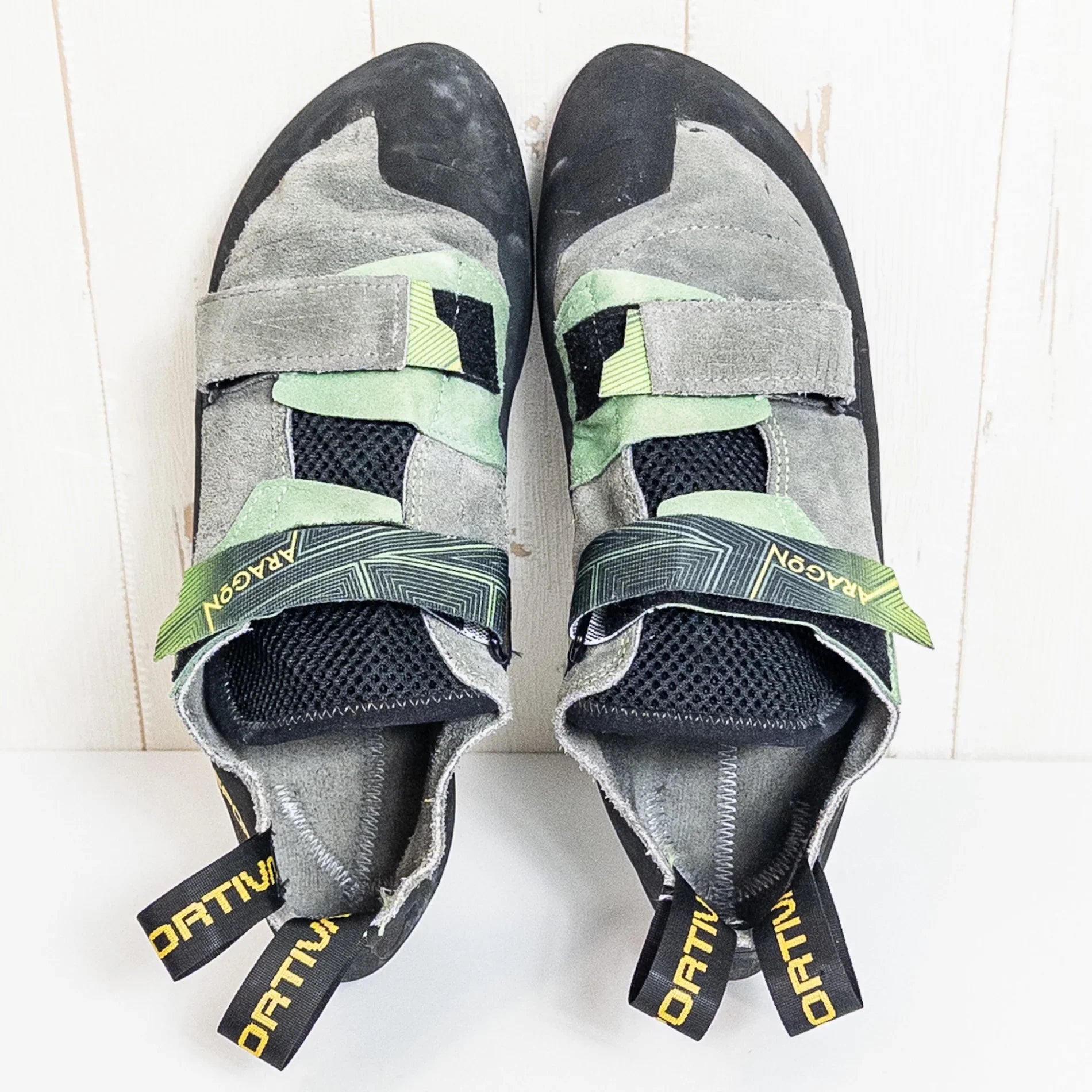 【27.3cm グレー系】 La Sportiva ( ラ・スポルティバ ) アラゴン Aragon レザー ロッククライミングギア z00052427 ロッククライミングギア - 【公式】2ndGEAR（セカンドギア）Webショップ【登山用品・アウトドア用品専門 買取販売店】