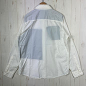 【Men's M ホワイト系】 Mountain Hardwear ( マウンテンハードウェア ) キャニオン ロングスリーブ シャツ Canyon Long Sleeve Short ナイロン ウェア トップス インナー シャツ ロングスリーブシャツ 化繊 z00