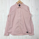 【Women's M レッド系】 Millet ( ミレー ) インセクト バリヤー チェックシャツ ロングスリーブ Insect Barrier Check Shirt Long Sleeve ポリエステル ウェア トップス インナー シャツ ロングスリーブシャツ-1
