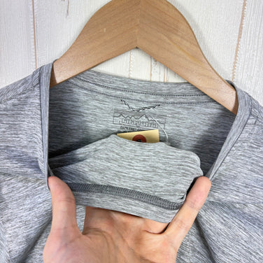 【Men's M グレー系】 2019 Patagonia ( パタゴニア ) キャプリーン クール デイリー シャツ Cap Cool Daily Shirt FEA ポリエステル ウェア トップス インナー シャツ ショートスリーブTシャツ クルーネック 化繊
