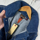 【Men's S ネイビー系】 2018 Patagonia ( パタゴニア ) スティール フォージ デニム ジャケット Steel Forge Denim Jacket DDNM / Dark Denim 生産終了モデル 入手困難 オーガニックコットン ウェア
