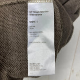 [Men's L Brown] Yamatomichi DF Mesh Merino Sleeveless Merino Wool Wear Top Inner Shirt Tank Top Sleeveless Shirt z0005