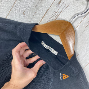【Men's S ブラック系】 Aclima ( アクリマ ) ウールネット ティー シャツ WOOLNET T-SHIRT メリノウール ウェア トップス インナー シャツ ショートスリーブTシャツ クルーネック ウール z00059634  ウール ショートスリ