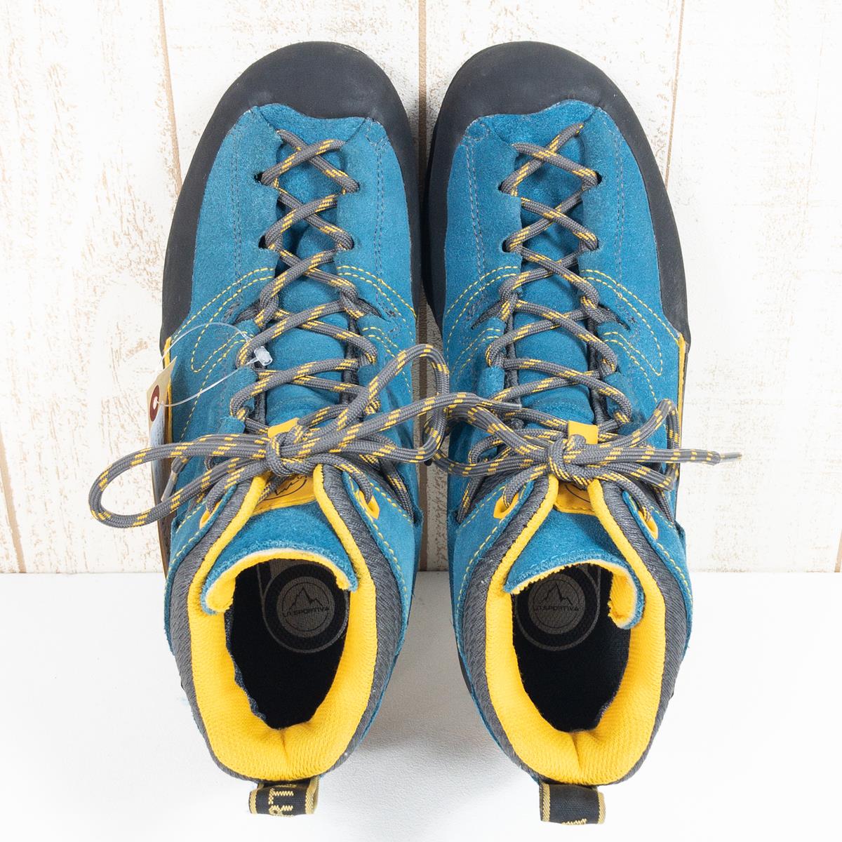 【Men's 26.7cm ブルー系】 La Sportiva ( ラ・スポルティバ ) ボルダー エックス ミッド Gtx Boulder X Mid Gtx ミドルカットシューズ アプローチシューズ Gore-Tex 防水 透湿 17E Men's BY Blue /