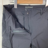 【女士 S 黑色系】 猛犸象 ( Mammut ) Trekkers 3.0 软壳裤 亚洲版 Trekkers 3.0 SO Pants AF 尼龙 徒步服饰 下装 长裤 软壳 z00057374 软壳