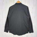 【Unisex 3 ブラック系】 Axesquin Elements ( アクシーズクインエレメンツ ) ギンガム サッカー の ショート カラー シャツ ポリエステル ウェア トップス インナー シャツ ロングスリーブシャツ 化繊 z00058149  化繊 ロング-8