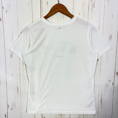 【Women's L ホワイト系】 Montbell ( モンベル ) WIC.T Women's 鳥獣キャンプ ポリエステル ウェア トップス インナー シャツ ショートスリーブTシャツ クルーネック 化繊 z00058687  化繊 ショートスリーブTシャツ クルー
