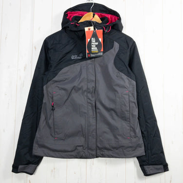 【Women's S ブラック系】 Jackwolfskin ( ジャックウルフスキン ) クールウェーブ ジャケット Cool Wave Jacket 3in1 ジャケット ウェア トップス アウター ジャケット レインシェル z00051312 レインシェル アウ - 【公式】2ndGEAR（セカンドギア）Webショップ【登山用品・アウトドア用品専門 買取販売店】
