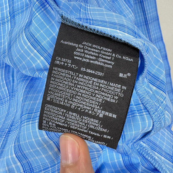 【Women's L ブルー系】 Jackwolfskin ( ジャックウルフスキン ) センタウラ シャツ Centaura Shirt ナイロン ウェア トップス インナー シャツ ショートスリーブシャツ 化繊 z00054717  化繊 ショートスリーブシャツ