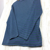 【Unisex M ブルー系】 セントジェームス ウェッソン バスクシャツ Unisex ブルー×グリーン 化繊 ロングスリーブTシャツ クルーネック インナー シャツ トップス ウェア - 【公式】2ndGEAR（セカンドギア）Webショップ【登山用品・アウトドア用品専門 買取販売店】