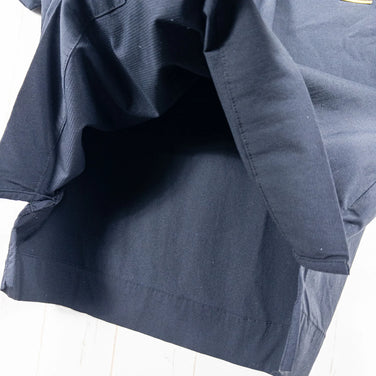 男式小号黑色 Jackwolfskin 短袖口袋衬衫，尼龙，合成纤维，上衣，汗衫，z00053104