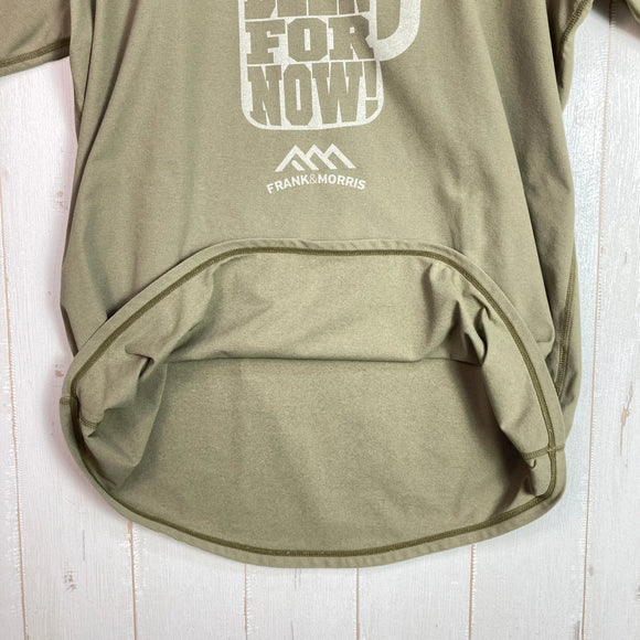 【Unisex M ベージュ系】 Frank&Morris（フランク＆モリス） ジャスト ビア フォーナウ Just Beer For Now ポリエステル ウェア トップス インナー シャツ ショートスリーブシャツ 化繊 z00057112  化繊 ショートスリーブ
