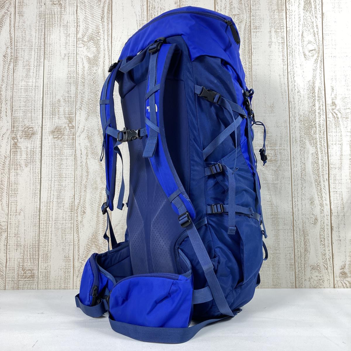 【L蓝色】The North Face Tellus 45背包NM61809容量【30L-54L】背包包收纳