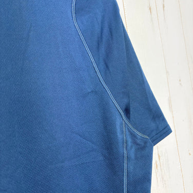 【Men's S ネイビー系】 2014 Patagonia ( パタゴニア ) フォアランナー シャツ Fore Runner Shirt ポリエステル ウェア トップス インナー シャツ ショートスリーブTシャツ クルーネック 化繊 z00054267  化繊