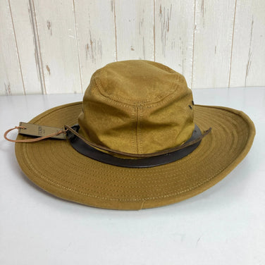 男女通用大号米色 Filson Tin Cloth Bush 帽子，深棕色，棉质，服装，配饰，头饰，帽子，z00053904，深棕色，帽子，头饰，穿戴