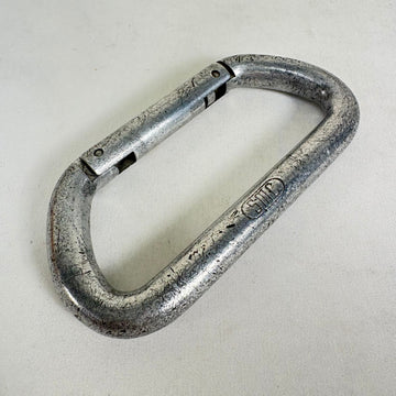 【OneSize シルバー系】 SMC ( Seattle Manufacturing Corporation ) ヴィンテージ D型 カラビナ Vintage D Carabiner ストレートゲート ロッククライミングギア z00061773  ロッククライミン
