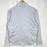 Men's Small Gray MooseJaw Great Stretch 1/2 Zip Fleece Hoodie. Hard-to-find polyester outerwear, soft jacket.