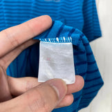 【Men's XL ブルー系】 Montbell ( モンベル ) WIC.ブリーズスパンボーダーT メンズ WIC. Breeze Span Border T Men's ウイックロン ブリーズスパン リブ編み ポリエステル ウェア トップス インナー シャツ シ