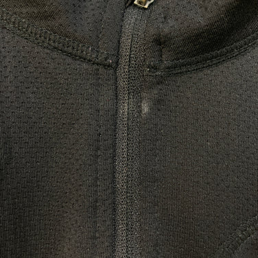 【Men's XL ブラック系】 Millet ( ミレー ) ハーフジップ ロングスリーブ メッシュティー ポリエステル ウェア トップス インナー シャツ ロングスリーブシャツ 化繊 z00060397  化繊 ロングスリーブシャツ インナー シャツ トップス ウ