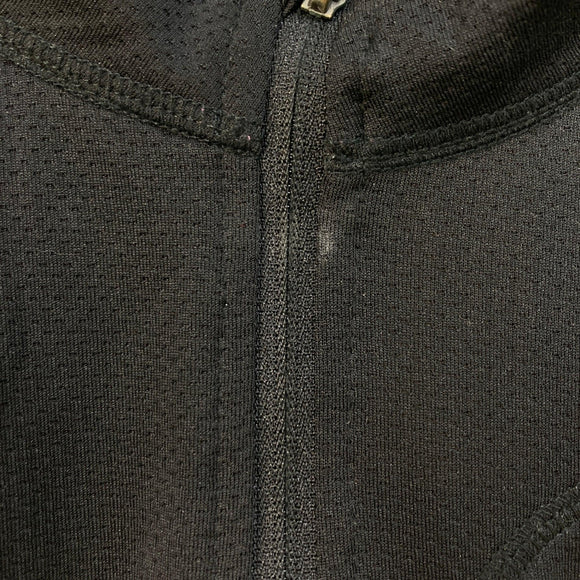 【Men's XL ブラック系】 Millet ( ミレー ) ハーフジップ ロングスリーブ メッシュティー ポリエステル ウェア トップス インナー シャツ ロングスリーブシャツ 化繊 z00060397  化繊 ロングスリーブシャツ インナー シャツ トップス ウ