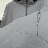 【Men's S グレー系】 Goldwin ( ゴールドウィン ) パワー ストレッチ ジップ フーディー Power Stretch Zip Hoodie POLARTEC Power Stretch Pro ストレッチフリース ポリエステル ウェア トップス