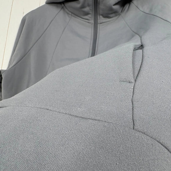 【Men's S グレー系】 Goldwin ( ゴールドウィン ) パワー ストレッチ ジップ フーディー Power Stretch Zip Hoodie POLARTEC Power Stretch Pro ストレッチフリース ポリエステル ウェア トップス