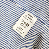 【Women's L ブルー系】 Ridge Mountain Gear ( リッジマウンテンギア ) ベーシック ショートスリーブ シャツ ストライプ Basic Short Sleeve Shirt Stripe  Blue × White z00055796 B