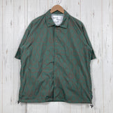 【Men's L グリーン系】 Danner ( ダナー ) ピンズ プリント スナップ シャツ PINS PT SNAP SHIRTS Green Ultra Heavy（ウルトラヘビー）SHELTECH（シェルテック）トリプルコラボ ナイロン ウェア トップス