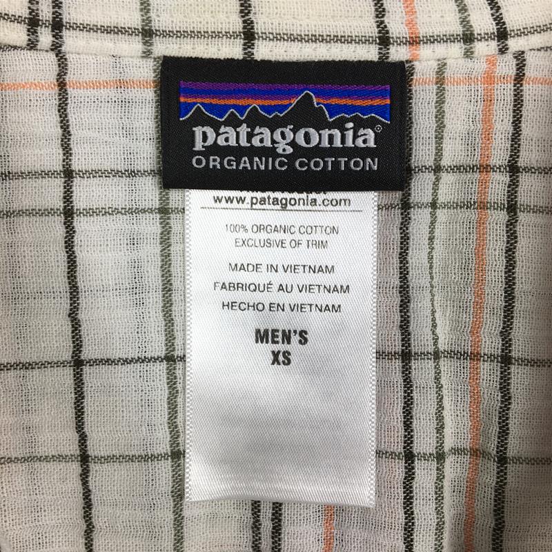 【Men's XS ホワイト系】 Patagonia ( パタゴニア ) エーシー シャツ Ac Shirt オーガニックコットン 速乾 名作 生産終了モデル 入手困難 52921 International Men's FABW コットン ショートスリーブシャツ イ