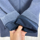 【Men's XS ネイビー系】 Lululemon ( ルルレモン ) シティ スウェット フルジップ フーディ City Sweat Full-Zip Hoodie Heathered True Navy 4WAYストレッチ ウェア トップス インナー シャツ フ-8