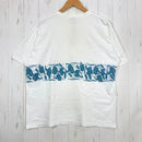 【Men's L ホワイト系】 1990s Patagonia ( パタゴニア ) カヤック プリント オーガニックコットン Tシャツ Kayak Print Organic Cotton T-Shirt 生産終了モデル 入手困難 黒タグ オーガニックコットン ウェ-2