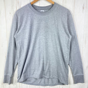 【Unisex M グレー系】 Bring ( ブリング ) ドライコットニー ロングスリーブ ティーシャツ Drycottony Long Sleeve Shirt ポリエステル ウェア トップス インナー シャツ ロングスリーブTシャツ クルーネック 化繊 z0